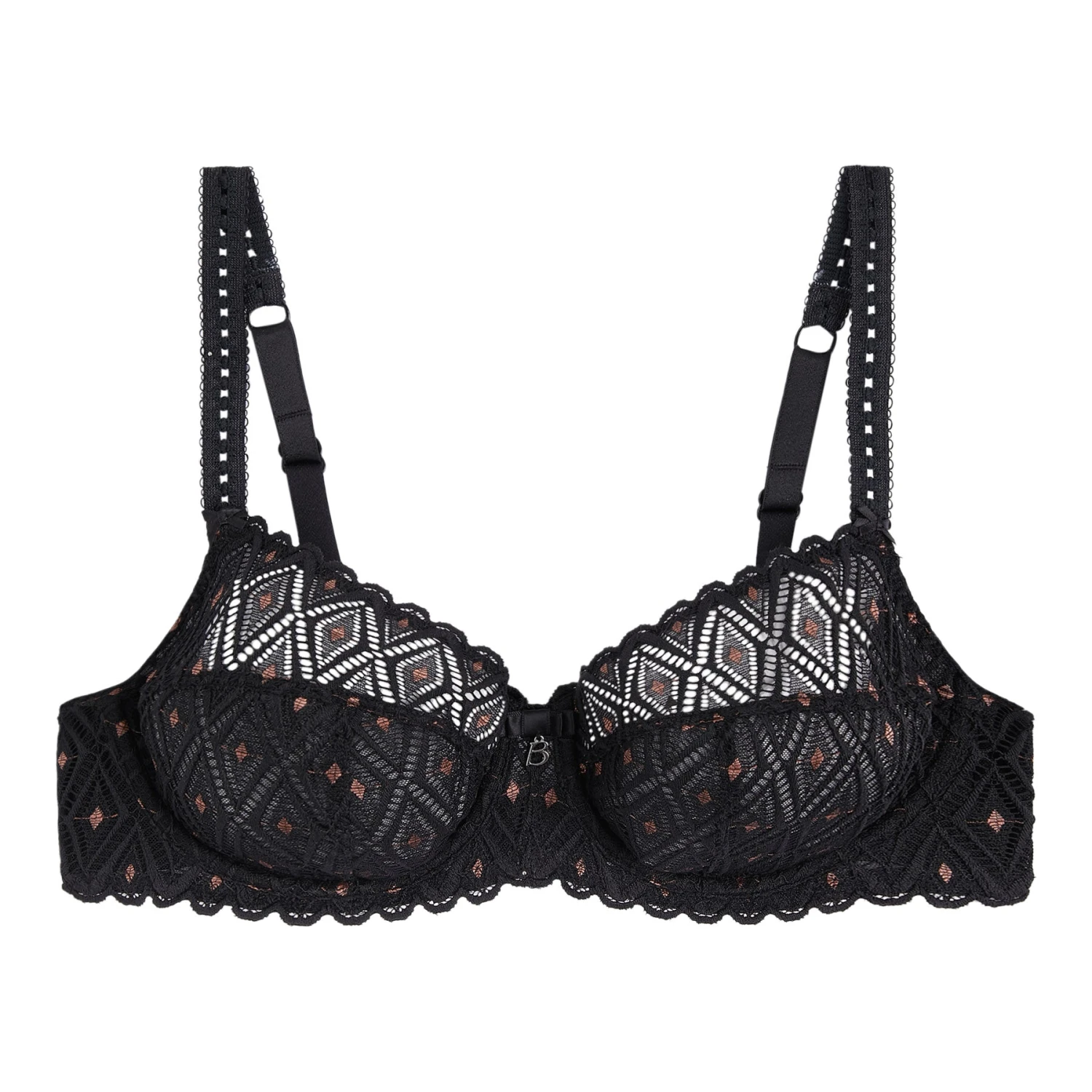 Soutien-gorge Emboîtant Avec Armatures Noir Sublime AMELIA