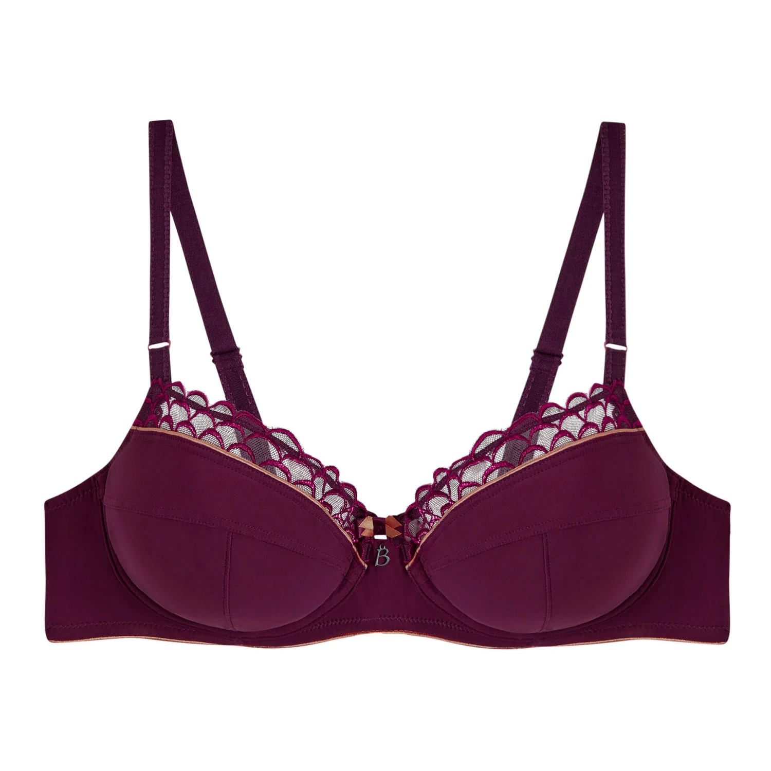Soutien-gorge Emboîtant Avec Armatures Cassis Sydney Pure