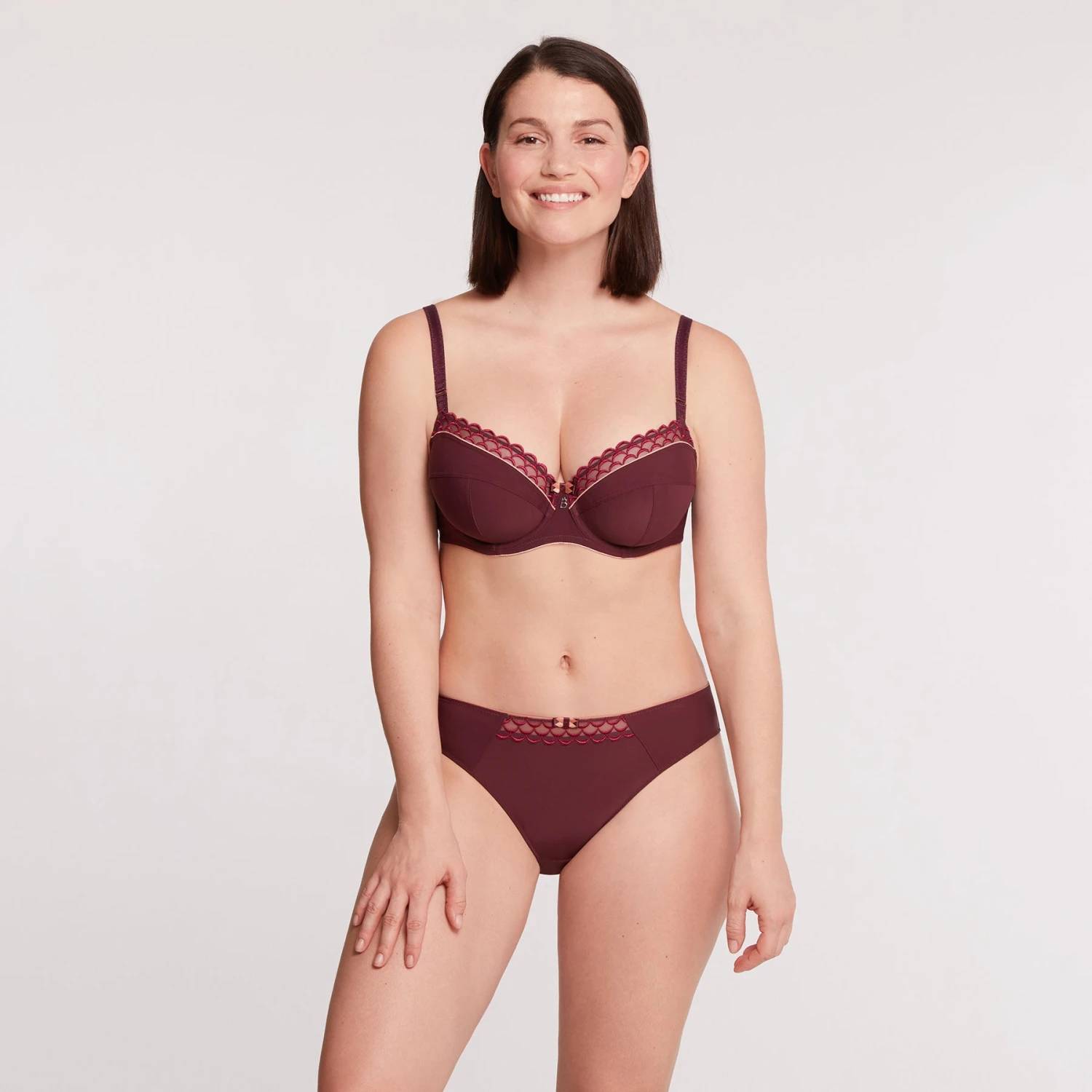 Soutien-gorge Emboîtant Avec Armatures Cassis Sydney Pure – Image 4