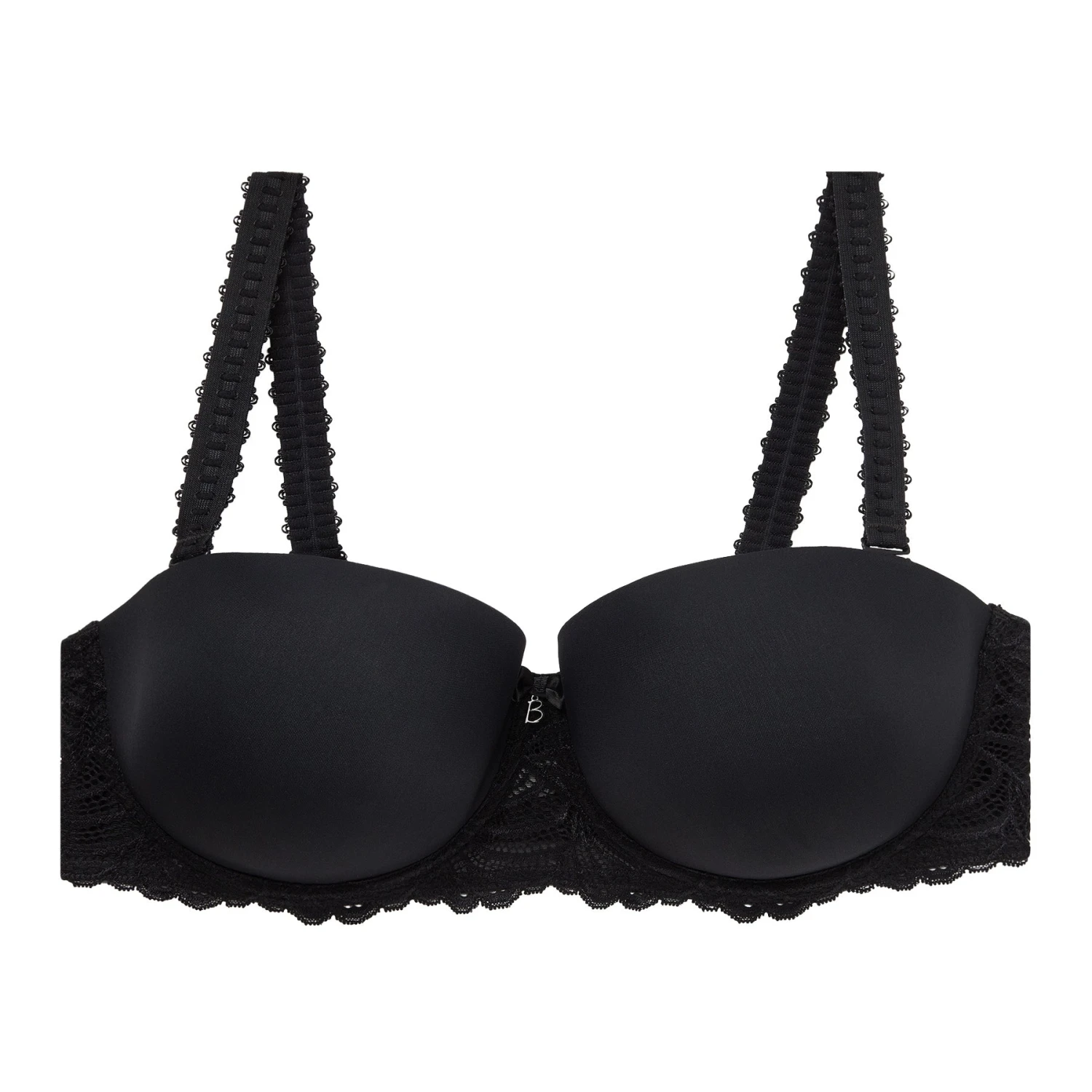 Soutien-gorge Bandeau Avec Armatures Black Pampelune