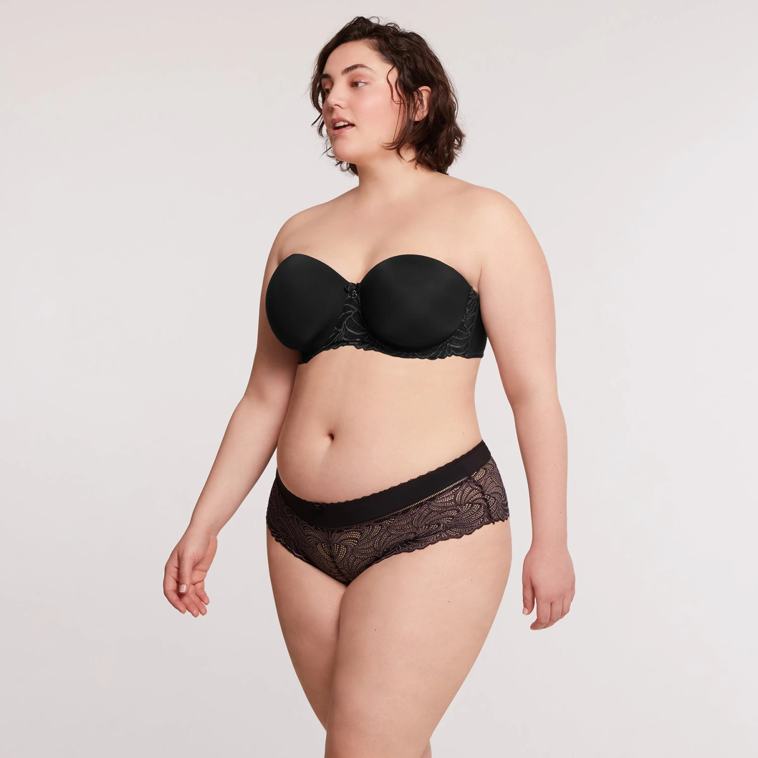 Soutien-gorge Bandeau Avec Armatures Black Pampelune – Image 4