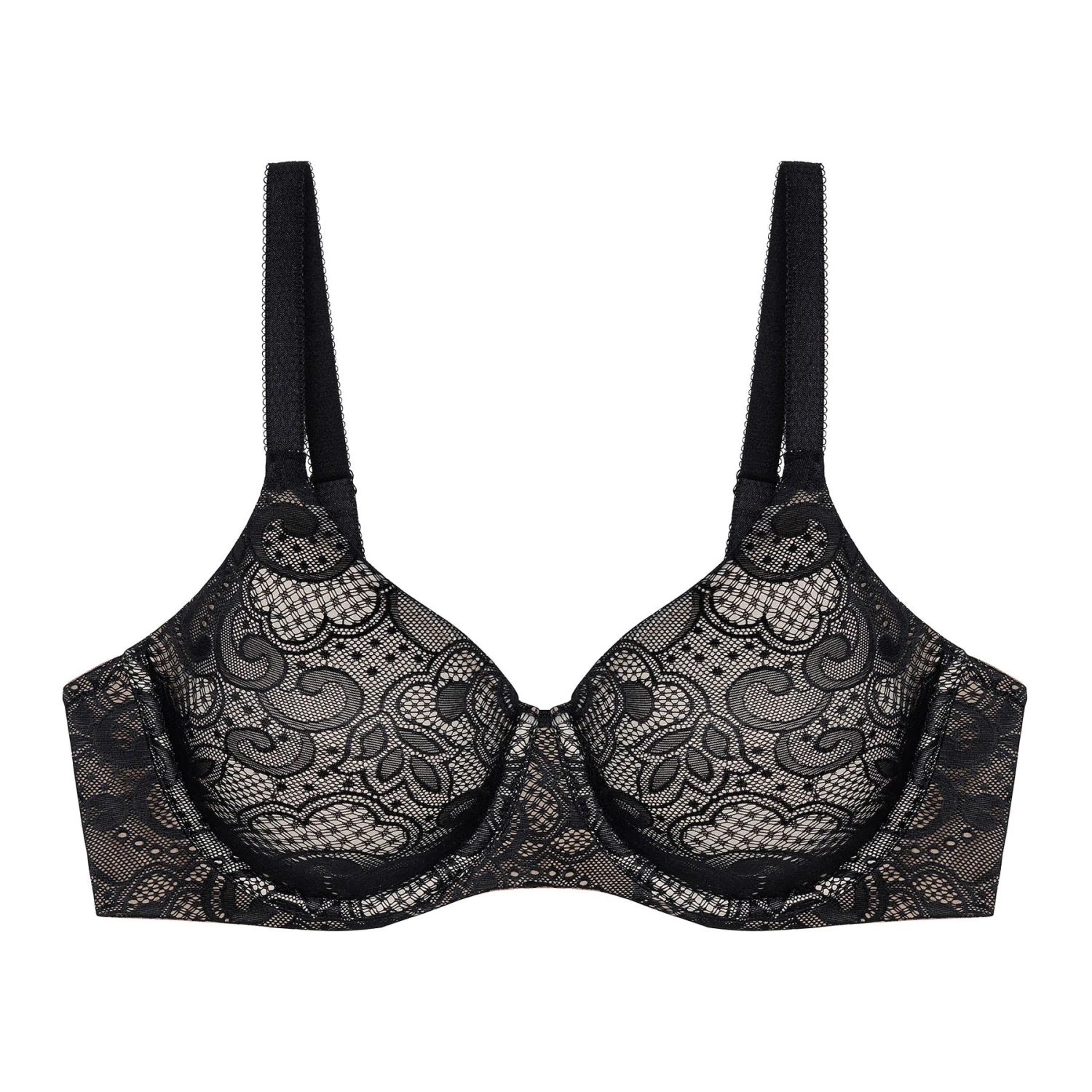 Soutien-gorge Emboîtant Avec Armatures Noir Amalfi