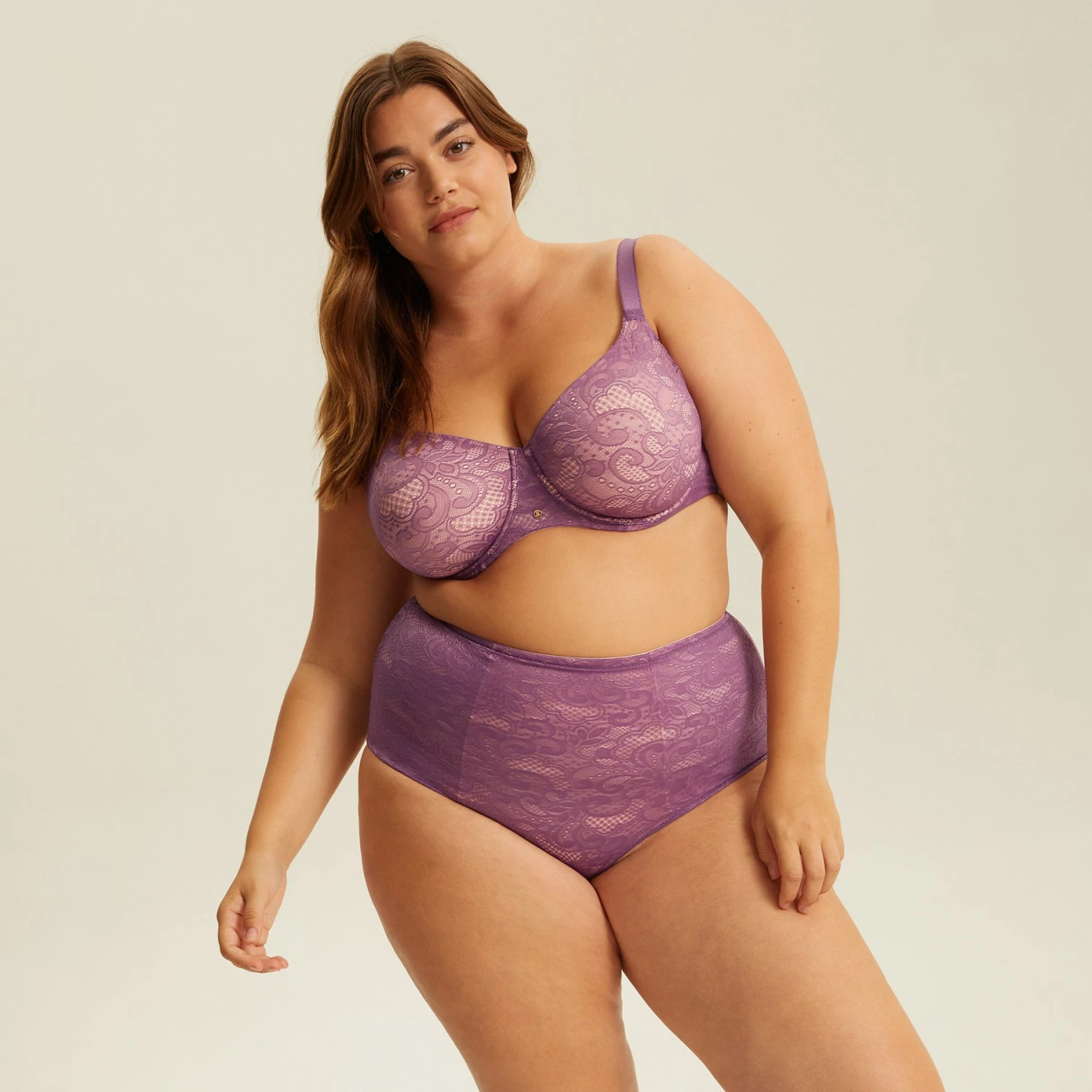 Soutien-gorge Emboîtant Avec Armatures Mauve AMALFI – Image 4